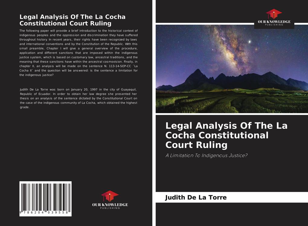 Legal Analysis Of The La Cocha Constitutional Court Ruling