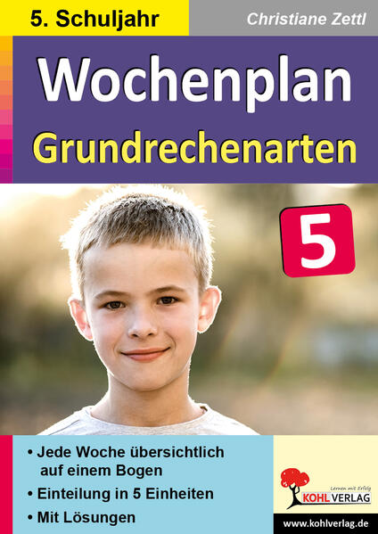 Image of Wochenplan Grundrechenarten / Klasse 5