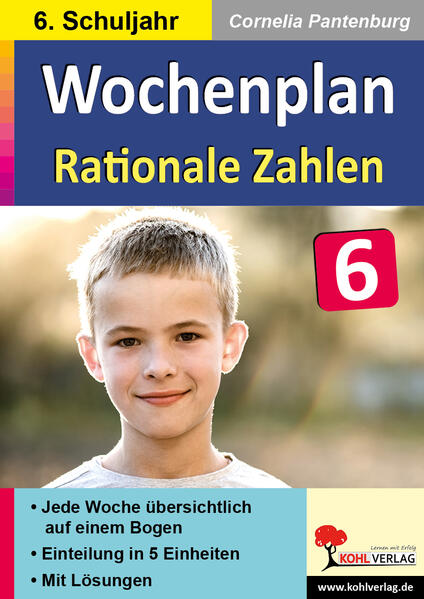 Image of Wochenplan Grundrechenarten / Klasse 6