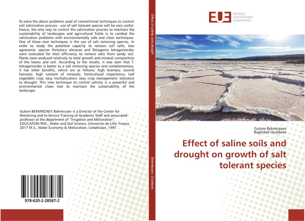 Effect of saline soils and drought on growth of salt tolerant species