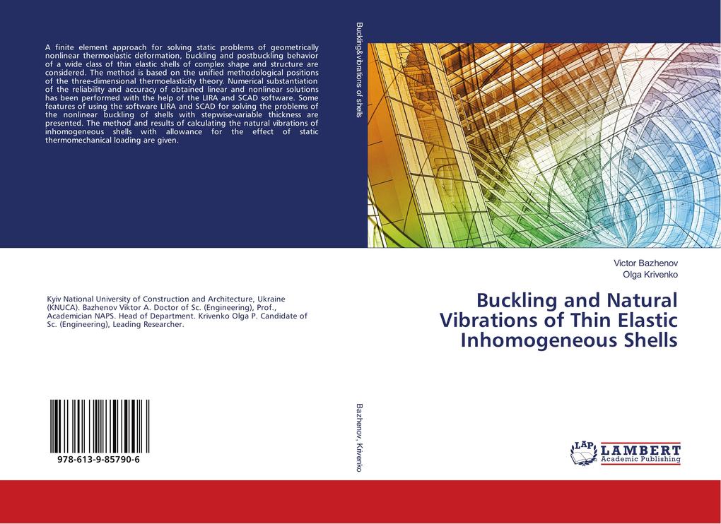 Buckling and Natural Vibrations of Thin Elastic Inhomogeneous Shells