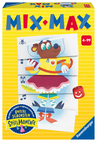 Image of Ravensburger 20855 Mix Max - Tier-Legespiel 2-6 Spieler ab 4 Jahren Kinder
