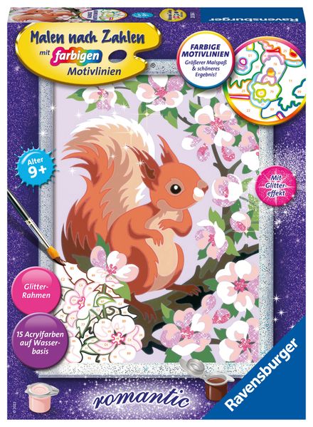 Ravensburger - Malen nach Zahlen - Neugieriges Eichhörnchen