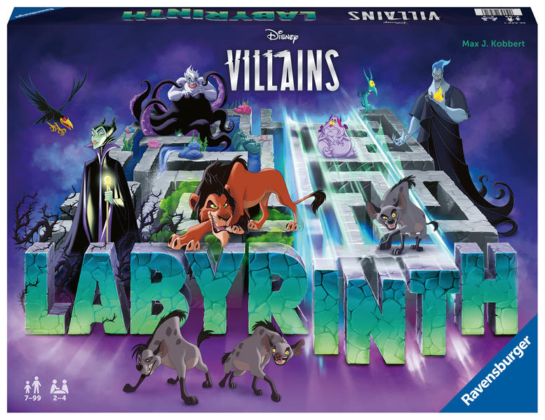 Image of Ravensburger 27271 - Villains Labyrinth - Familienspiel 2-4 Spieler ab 7 Jahren Kinder