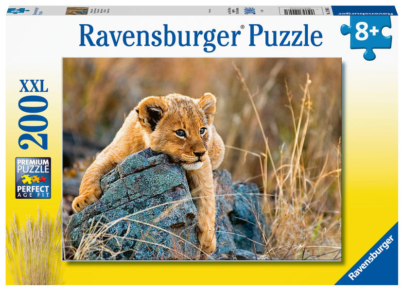 Image of Ravensburger Kinderpuzzle - Kleiner Löwe - 200 Teile Puzzle für Kinder ab 8 Jahren