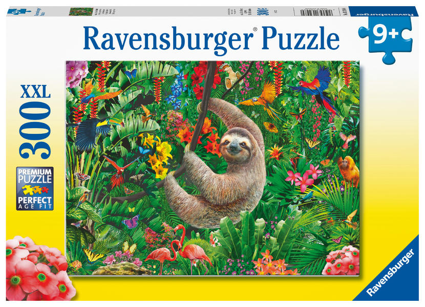 Image of Ravensburger Kinderpuzzle - Gemütliches Faultier - 300 Teile Puzzle für Kinder ab 9 Jahren