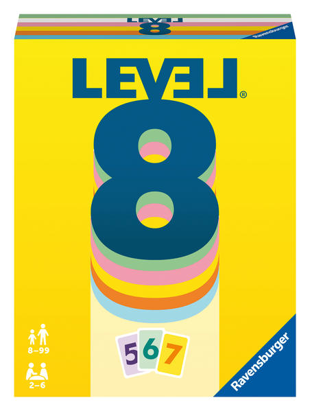 Ravensburger 20865 - Level 8 Das beliebte Kartenspiel für 2-6 Spieler ab 8 Jahren / Familienspiel / Reisespiel / Perfekt als Geschenk