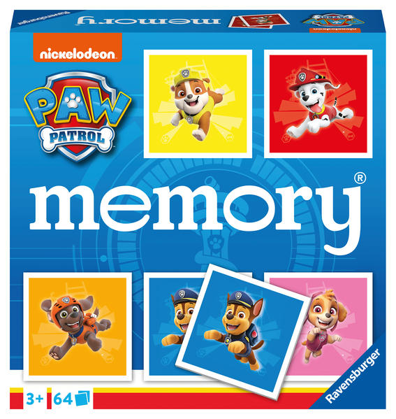 Image of PAW Patrol memory®, Merkspiel 2-8 Spieler Kleinkinder