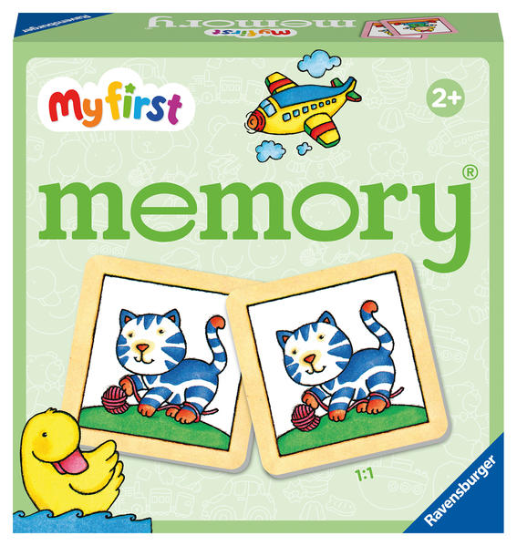 Ravensburger - 20877 - My first memory® Meine Lieblingssachen Merk- und Suchspiel mit extra großen Bildkarten für Kinder ab 2 Jahren