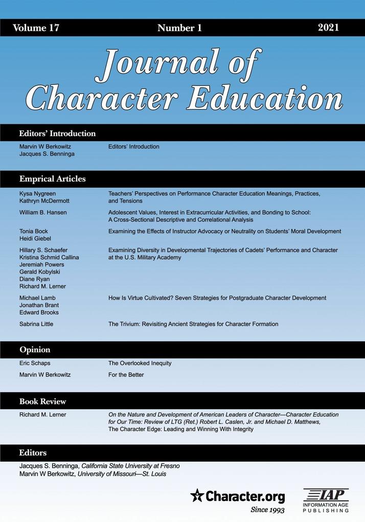 Journal of Character Education