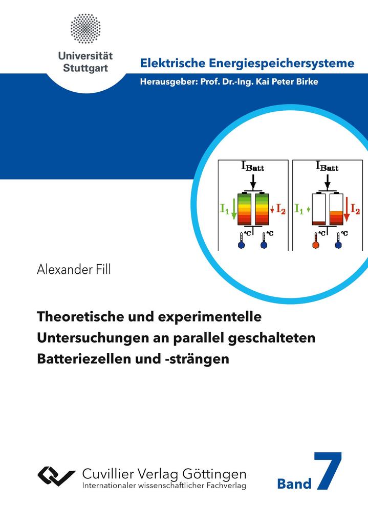 Theoretische und experimentelle Untersuchungen an parallel geschalteten Batteriezellen und -strängen