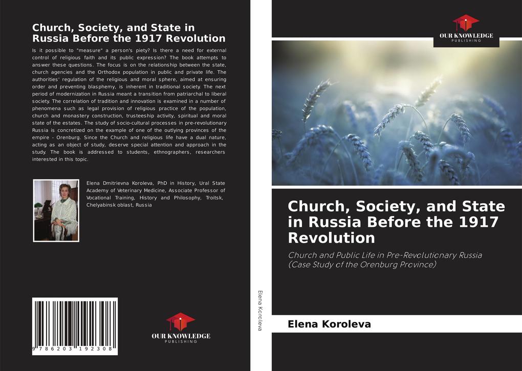 Church Society and State in Russia Before the 1917 Revolution