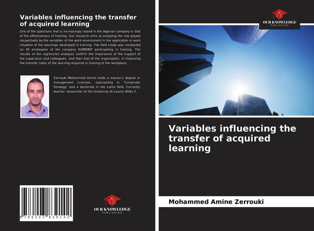 Variables influencing the transfer of acquired learning