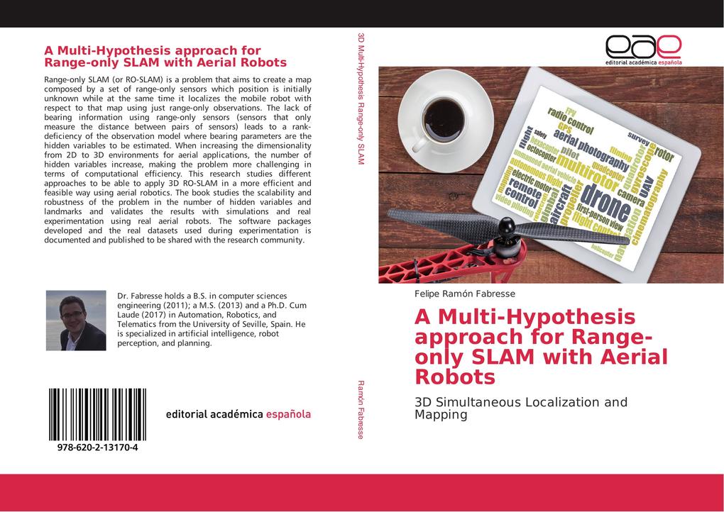 A Multi-Hypothesis approach for Range-only SLAM with Aerial Robots