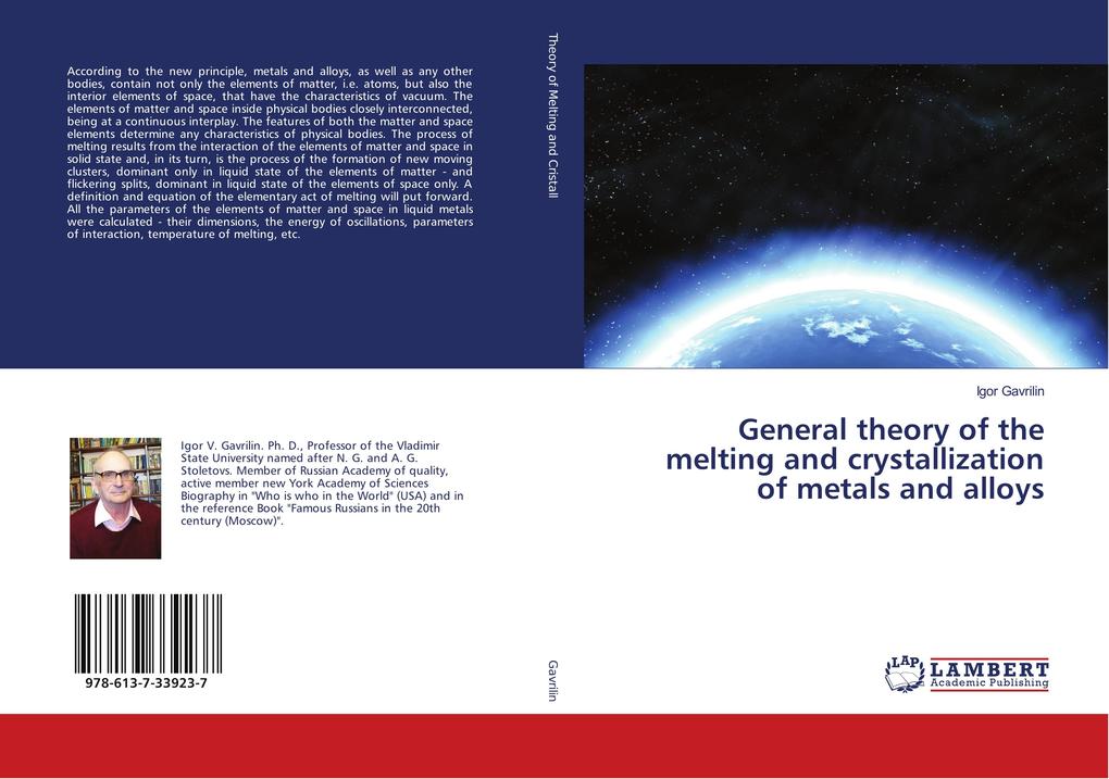 General theory of the melting and crystallization of metals and alloys
