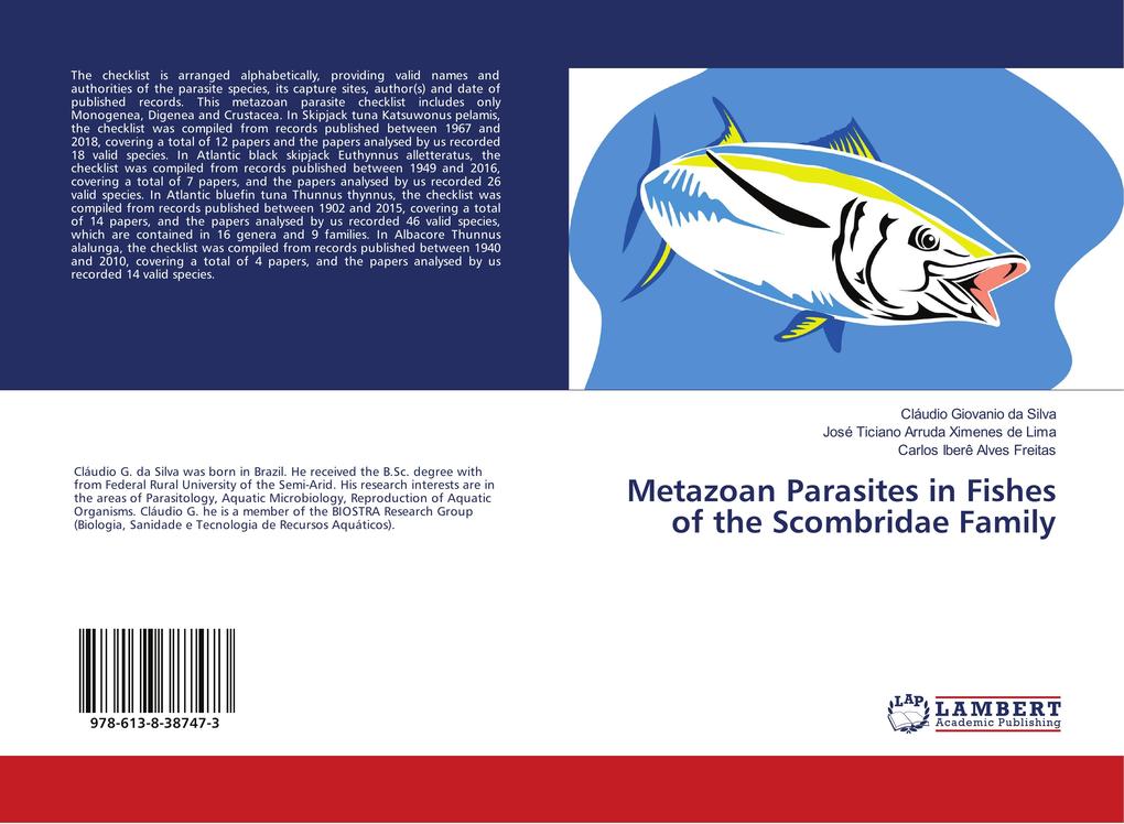 Metazoan Parasites in Fishes of the Scombridae Family