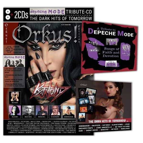Orkus-Edition mit DEPECHE-MODE-Tribute-CD SONGS OF FAITH AND DEVOTION! Plus 2. CD: THE DARK HITS