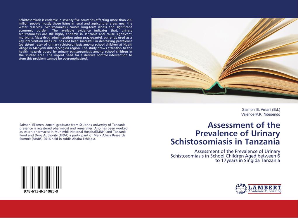 Assessment of the Prevalence of Urinary Schistosomiasis in Tanzania