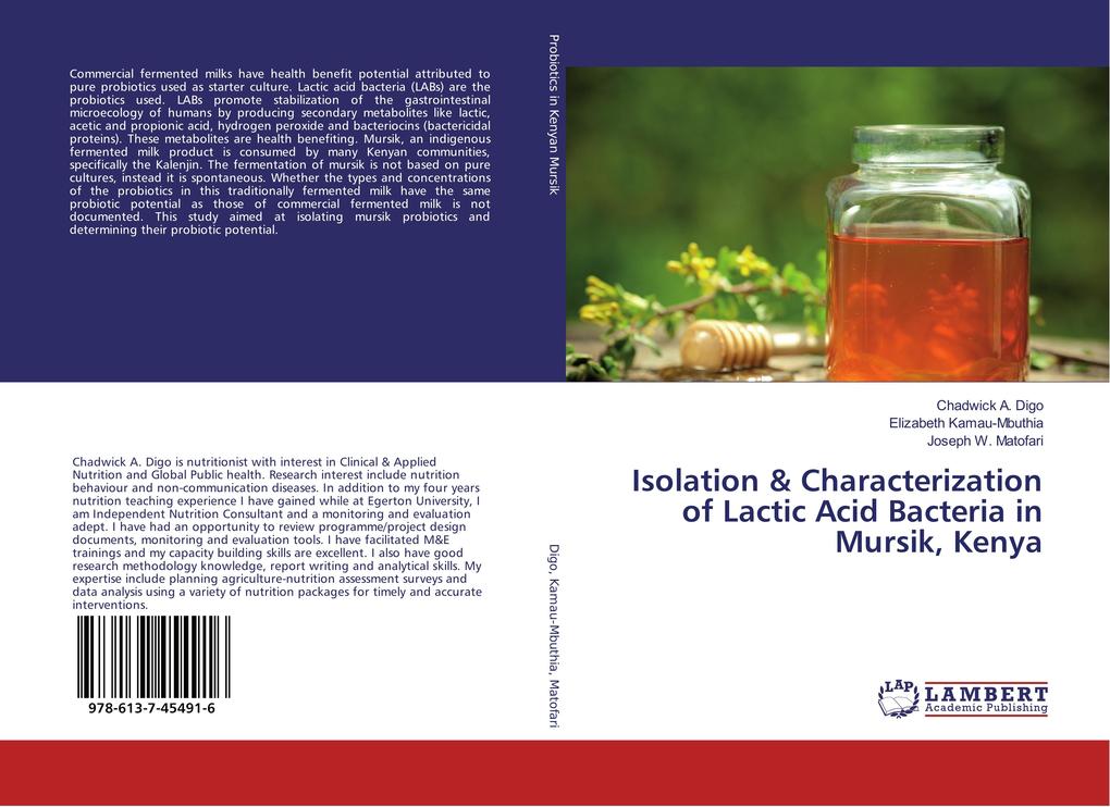 Isolation & Characterization of Lactic Acid Bacteria in Mursik Kenya