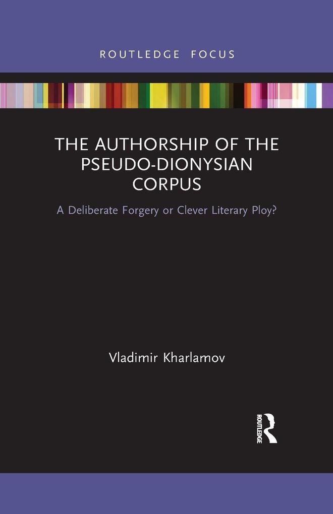 The Authorship of the Pseudo-Dionysian Corpus