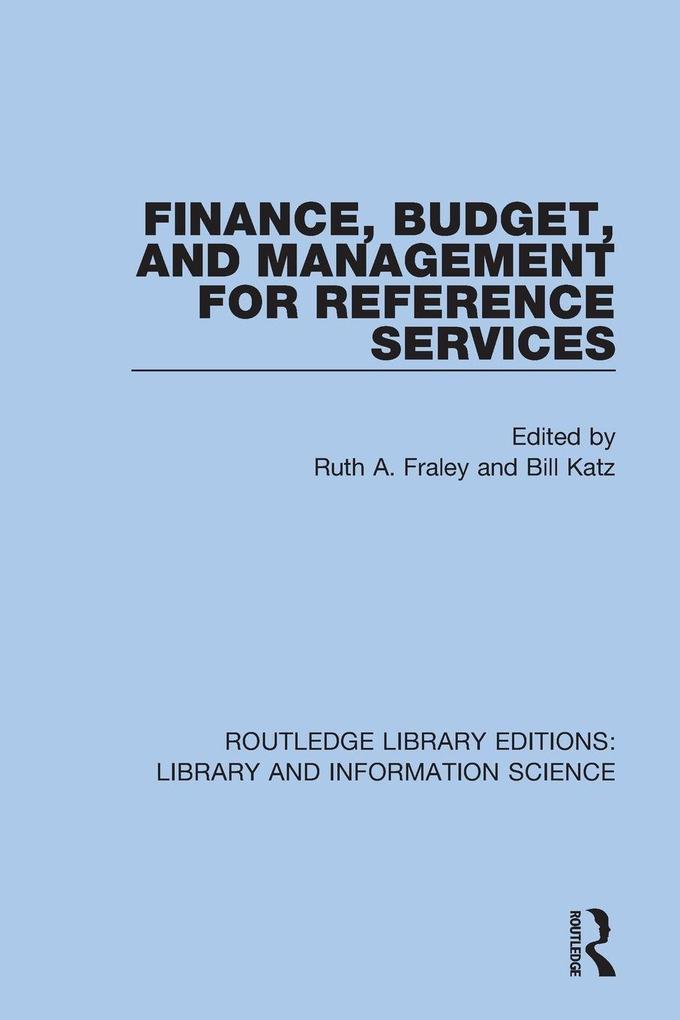 Finance Budget and Management for Reference Services