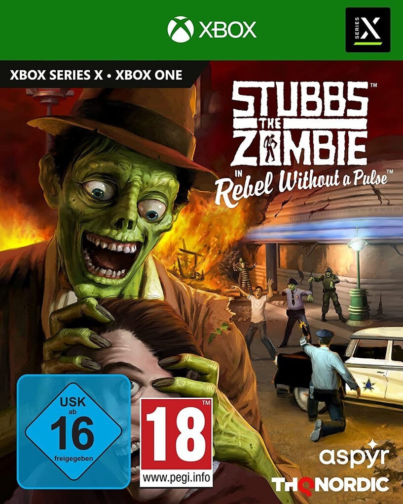 Stubbs the Zombie in Rebel Without a Pulse 1 Xbox Series X-Blu-ray Disc