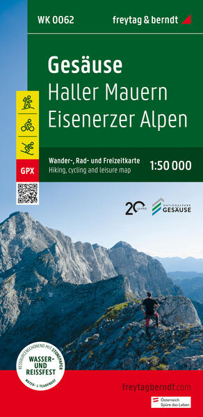 Gesäuse Wander- Rad- und Freizeitkarte 1:50.000 freytag & berndt WK 0062
