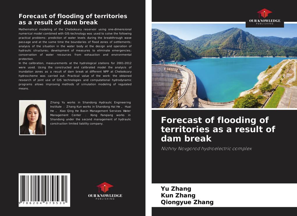 Forecast of flooding of territories as a result of dam break