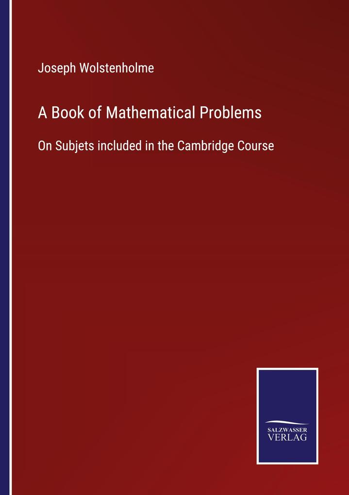 A Book of Mathematical Problems