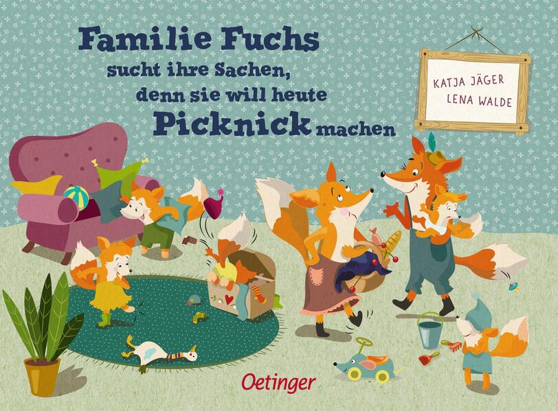 Image of Familie Fuchs sucht ihre Sachen denn sie will heute Picknick machen