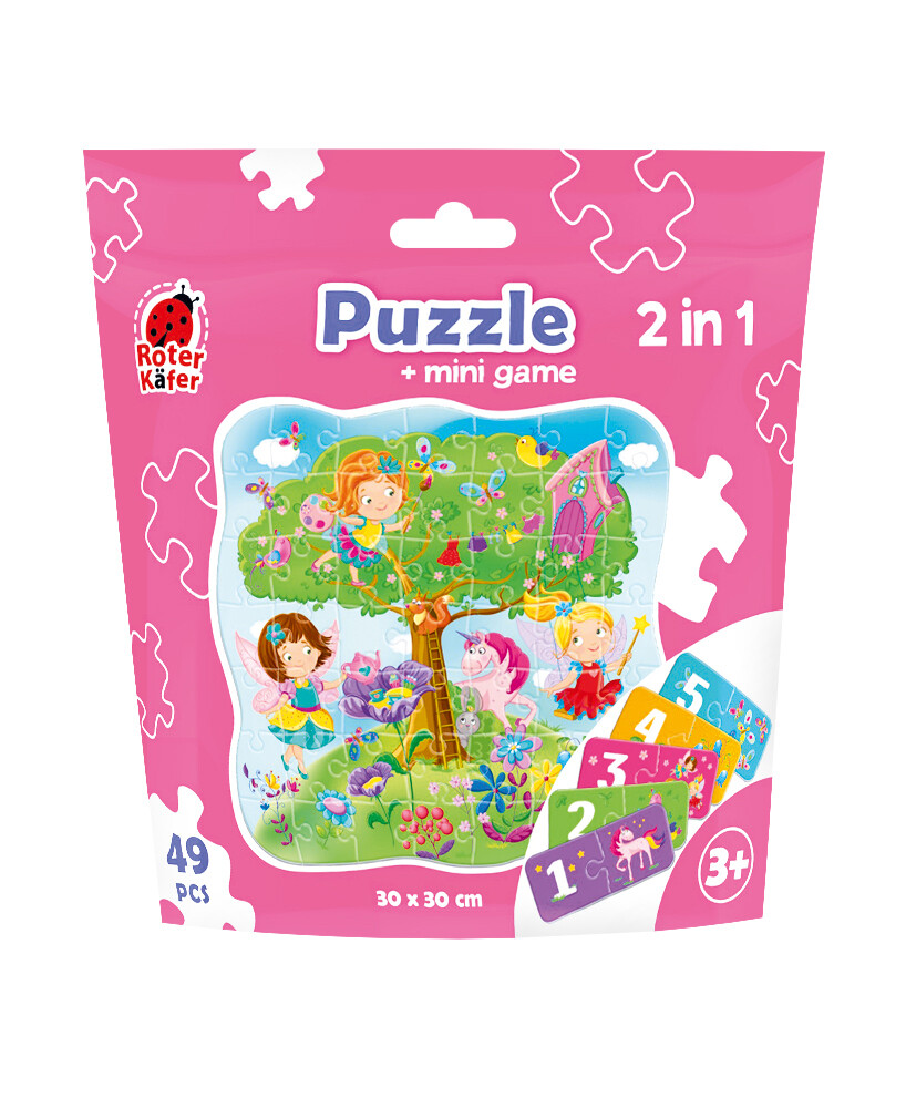 Puzzle in stand-up pouch 2 in 1. Fairies RK1140-02