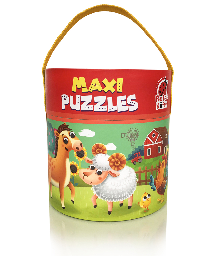 Image of Maxi puzzles in tube 2in1 Farm RK1080-01
