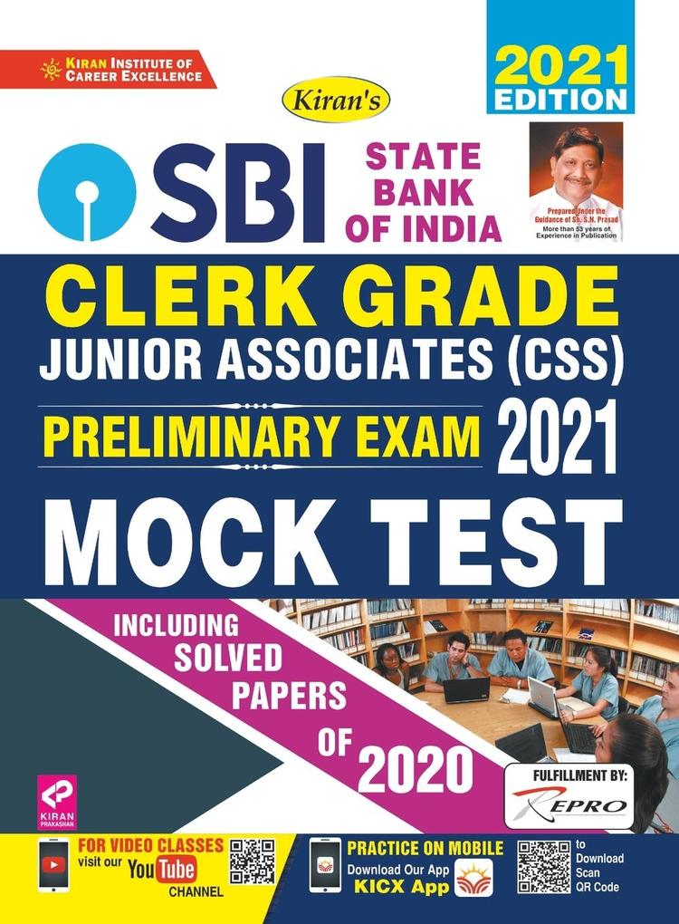 SBI Clerk Grade JA (CSS) & JAA Prelim. Exam-S.Fast Practice Sets-E-26 Set 2021