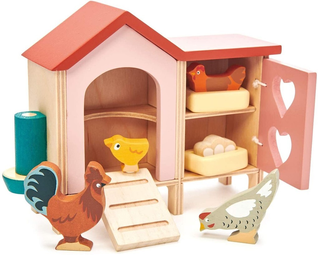 Image of Tender leaf Toys - Hühnerstall für Puppenhaus