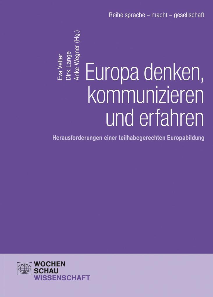 Europa denken kommunizieren und erfahren