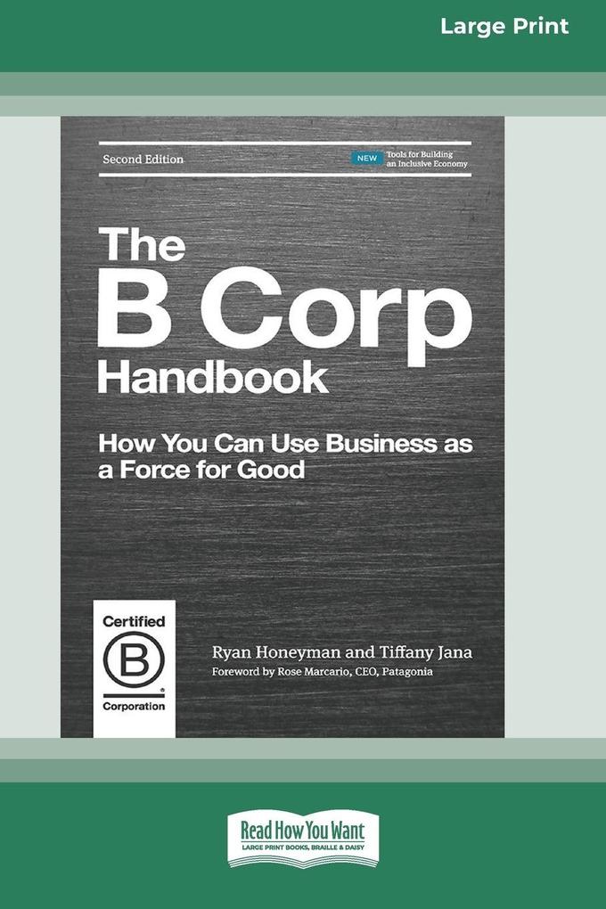 The B Corp Handbook Second Edition