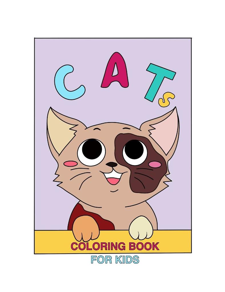 Image of Cats coloring book for kids