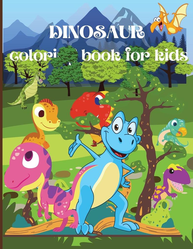 Image of Dinosaur Coloring Book for Kids