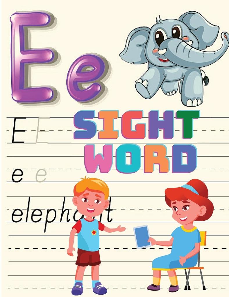 Trace and then Write the Sight Word Activity Book for Kindergarten Kids Toddlers and Preschoolers!