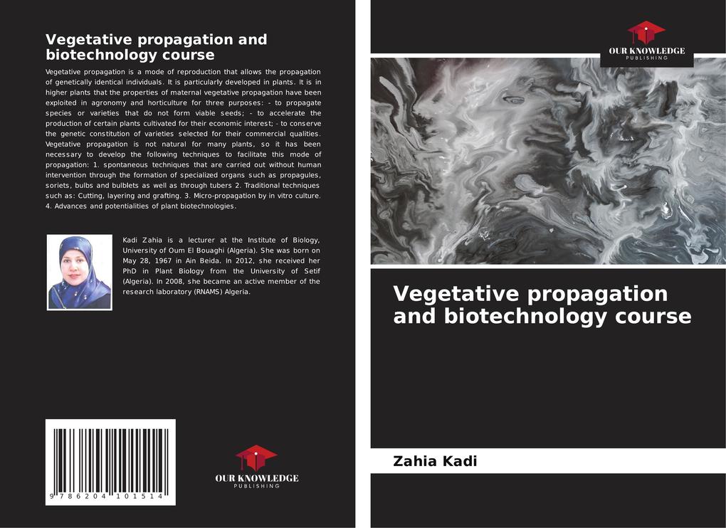 Vegetative propagation and biotechnology course