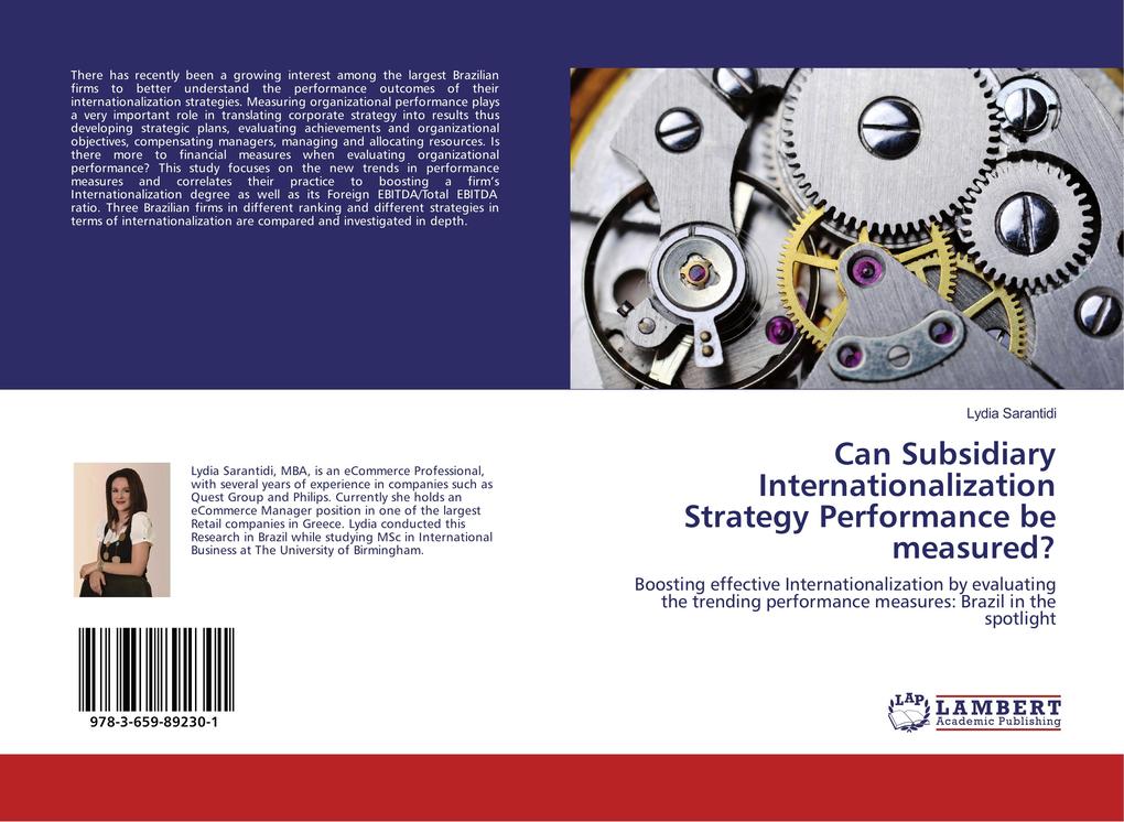 Can Subsidiary Internationalization Strategy Performance be measured?