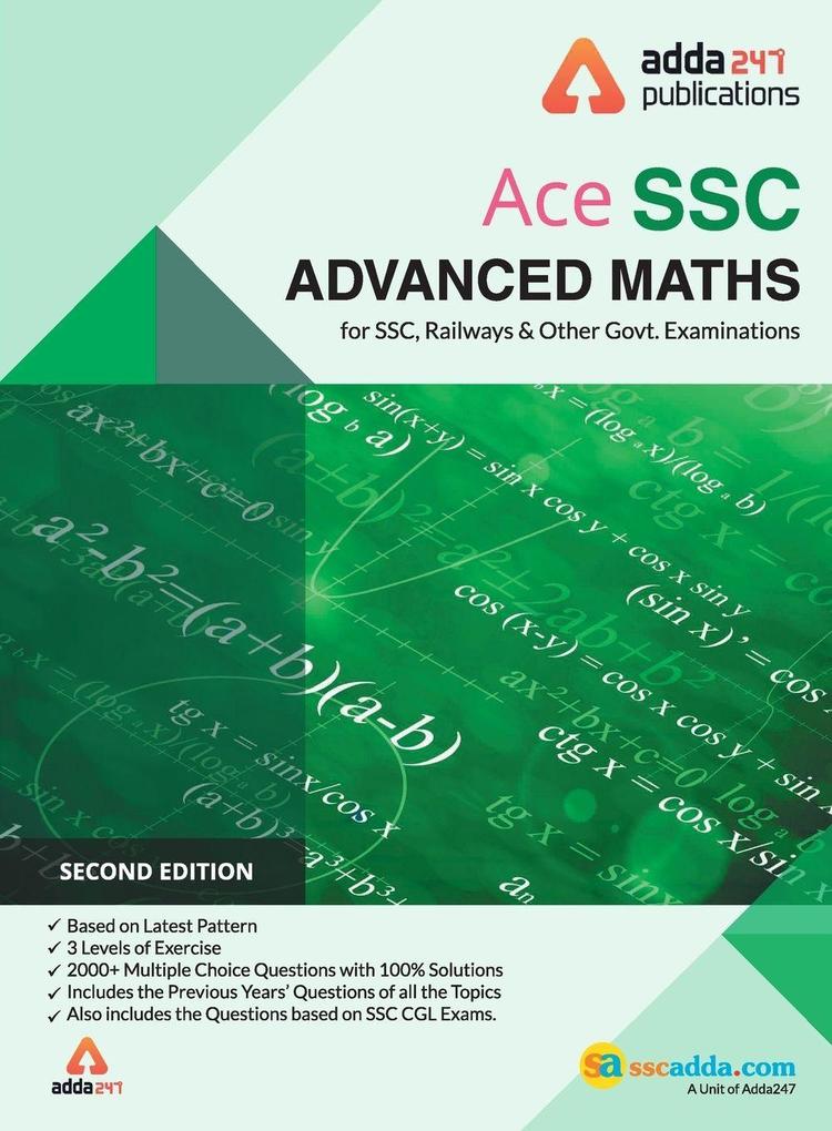 Advance Maths Book for SSC CGL CHSL CPO and Other Govt. Exams (English Printed Edition)