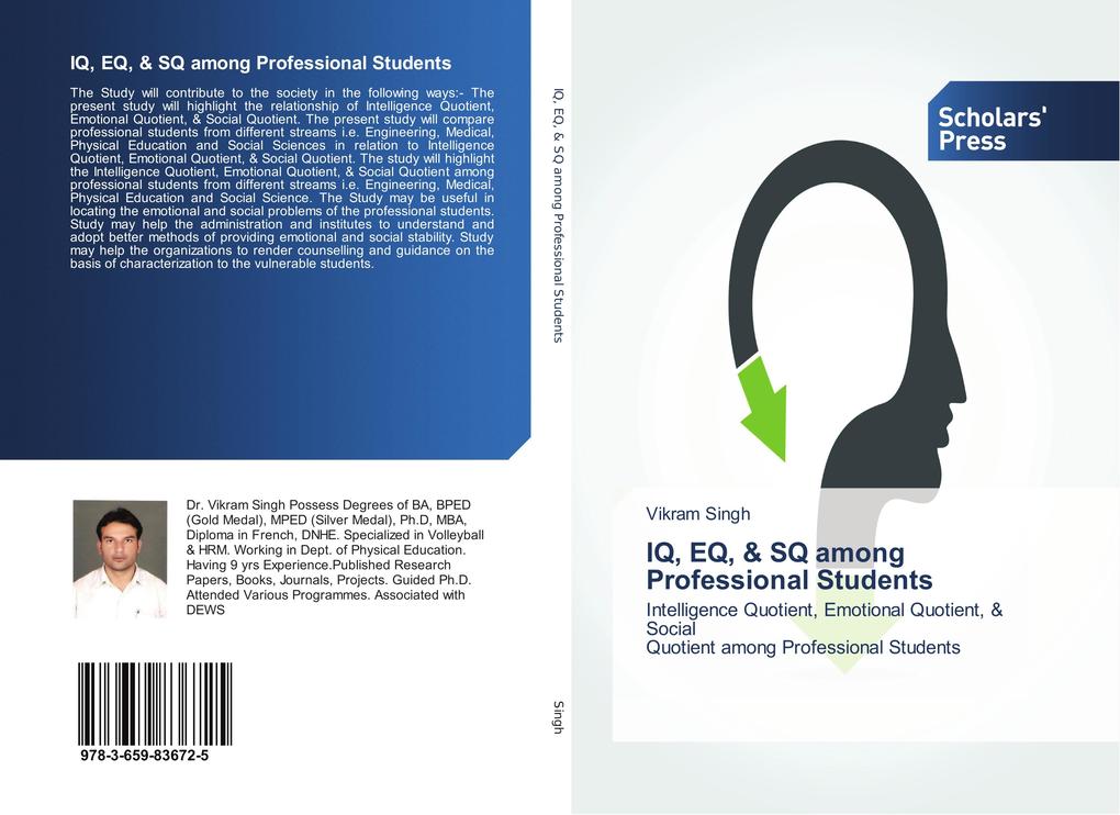 IQ EQ & SQ among Professional Students
