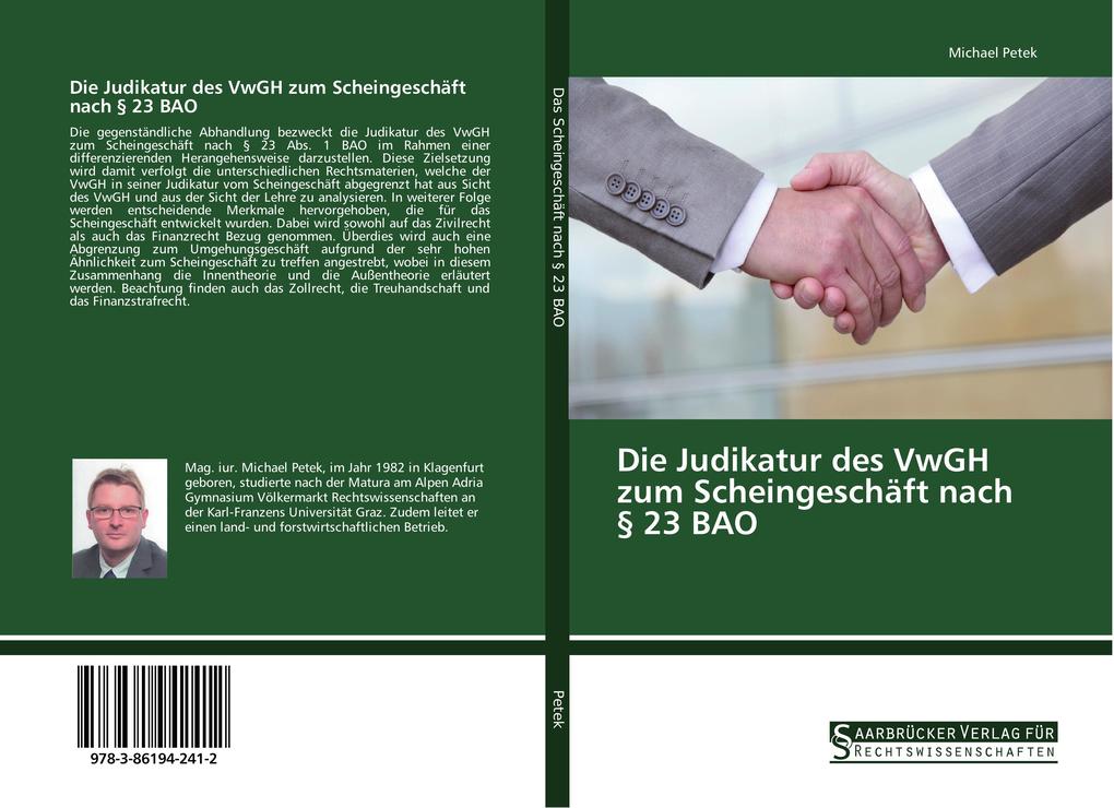 Die Judikatur des VwGH zum Scheingeschäft nach § 23 BAO