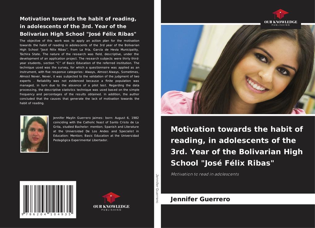 Motivation towards the habit of reading in adolescents of the 3rd. Year of the Bolivarian High School 'José Félix Ribas'