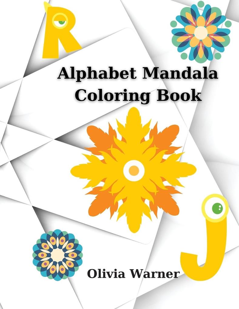 Image of Alphabet Mandala Coloring Book