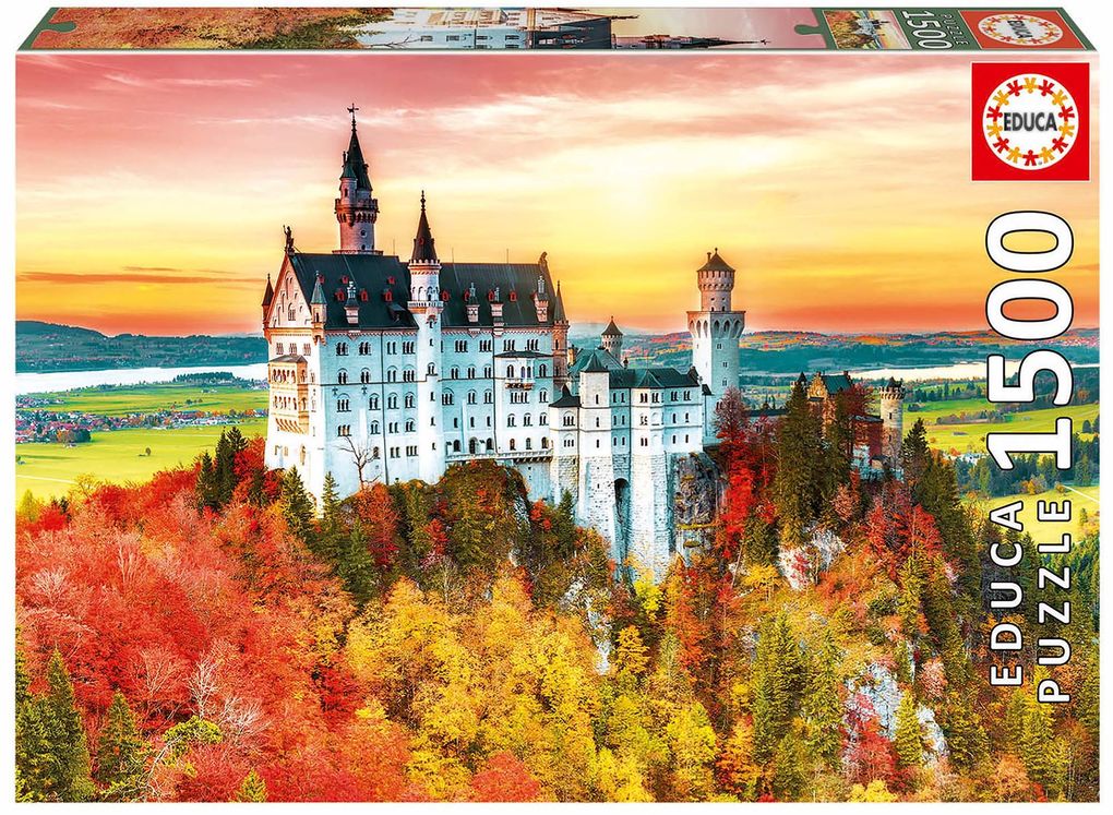 Image of Educa - Neuschwanstein Herbst 1500 Teile Puzzle
