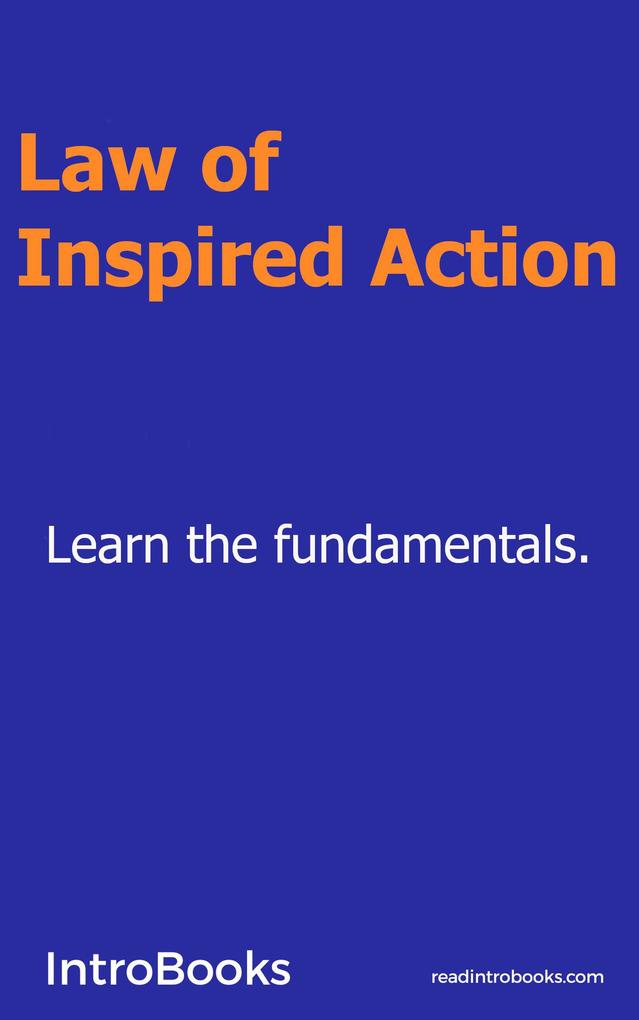Law of Inspired Action