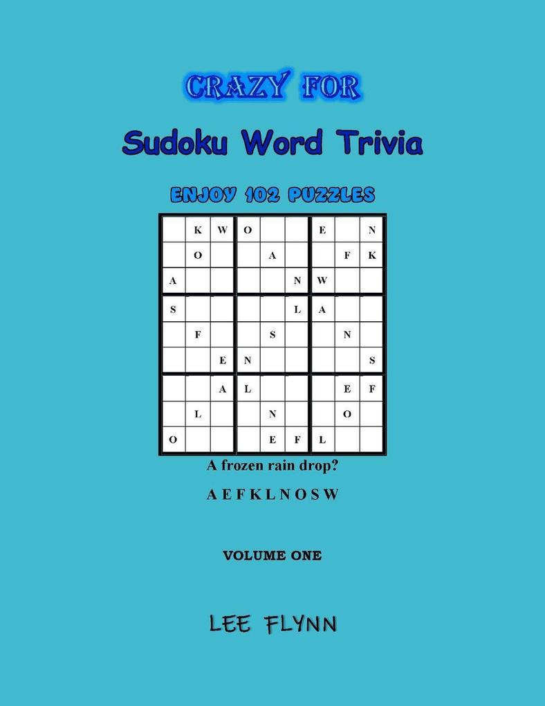 Sudoku Word Trivia VOLUME ONE