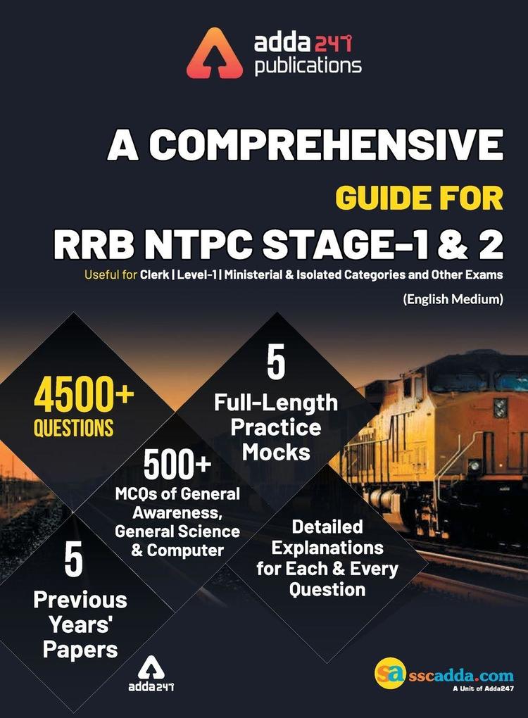 A Comprehensive Guide for RRB NTPC Group D ALP & Others Exams 2019 English Printed Edition (NTPC Special)